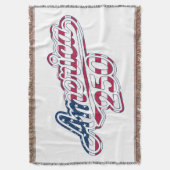 Couverture Amérique 250 Drapeau Script Semiquincentennial Des (devant Vertical)