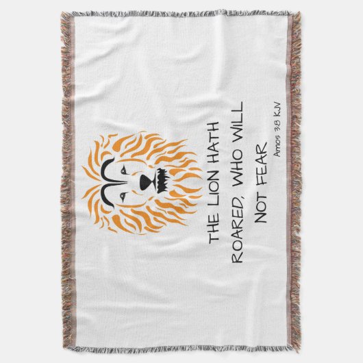 Couverture Amos 3:8 KJV Bible Scripture Verse (devant Vertical)