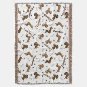 Couverture Amour Pour Dachshund (devant Vertical)