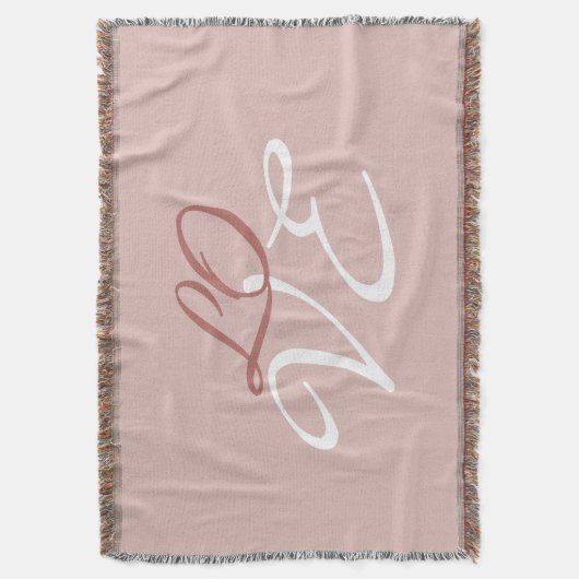 Couverture Amour Rose Couleur Or Calligraphie Script (devant Vertical)