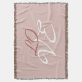 Couverture Amour Rose Or Couleur Calligraphie Script (devant Vertical)