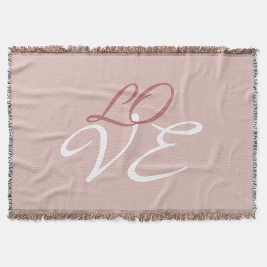 Couverture Amour Rose Or Couleur Calligraphie Script (Devant)