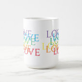 COUVERTURE AMOUREUSE Tall White Mug (Centre)