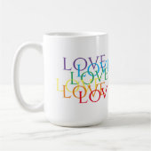 COUVERTURE AMOUREUSE Tall White Mug (Gauche)