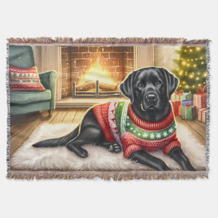 Couverture Amoureux des chiens confortable Labrador Retriever