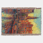 Couverture Amsterdam canal maisons de style van Gogh (Devant)