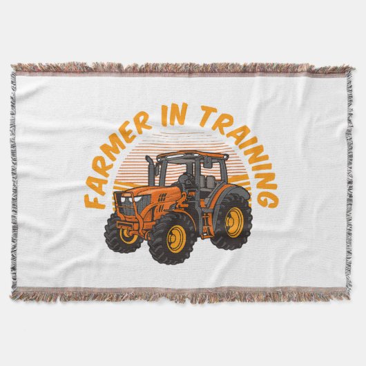 Couverture Amusant Futur Agriculteur Dans La Formation De Tra (Devant)