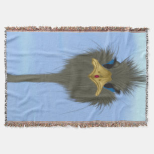 Couverture Amusant Ostrich George Et Mignonne Ladybug