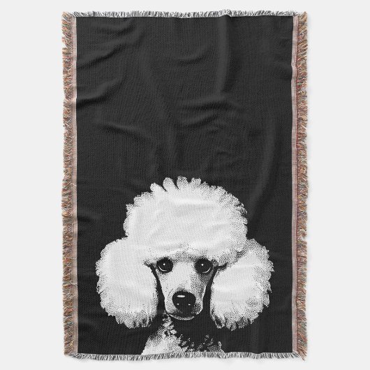 Couverture Amusant Retro Chic Pop Art Poodle