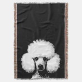 Couverture Amusant Retro Chic Pop Art Poodle (devant Vertical)