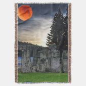 Couverture Ancien Stonehenge et Pleine lune rouge mystique (devant Vertical)