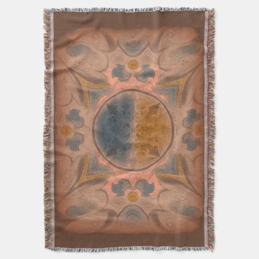 Couverture Ancient carpet Throw Blanket (devant Vertical)