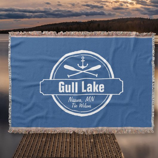 Couverture Ancrage de Gull Lake Minnesota, ville de pagaies e