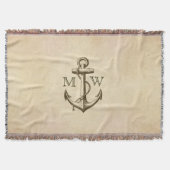 Couverture Ancre, monogramme nautique (Devant)