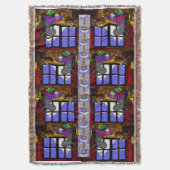 Couverture âne et oiseau dans la neige (devant Vertical)