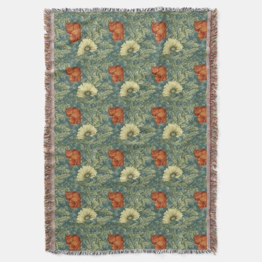 Couverture Anémone Fleurie William Morris (devant Vertical)