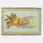 Couverture Ange avec houx et mandoline (Devant)