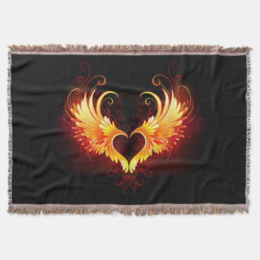 Couverture Angel Fire Heart with Wings (Devant)