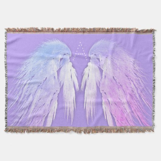 Couverture ANGEL WINGS Fairy Purple Monogramme (Devant)