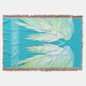 Couverture ANGEL WINGS Monogramme Nom Fresh Ombre (Devant)