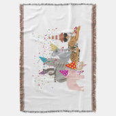 Couverture Animaux - Beaux animaux ayant une fête (devant Vertical)