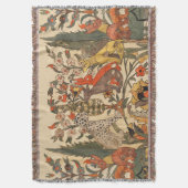 COUVERTURE ANIMAUX FORESTIERS, LEOPARD, JACKALS, RABBITS, FLE (devant Vertical)