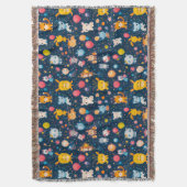 Couverture Animaux mignons avec ballons et étoiles (devant Vertical)