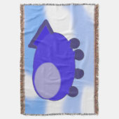 Couverture Anime Popcorn Bateau Spatial Bleu Nuages  (devant Vertical)