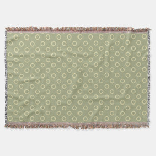 Couverture Anneaux de crème vanille sur Sage Green