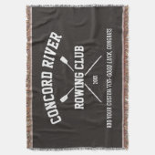 Couverture Année personnalisée de nom d'équipe d'avirons de (devant Vertical)