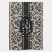 Couverture Anniversaire du Mariage Goth Black Lace et Parchem (devant Vertical)