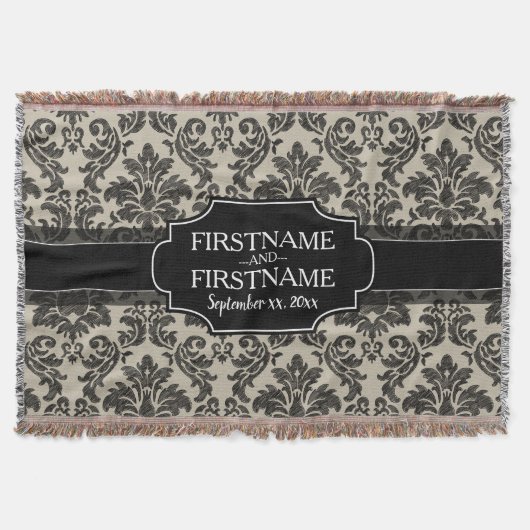 Couverture Anniversaire du Mariage Goth Black Lace et Parchem (Devant)