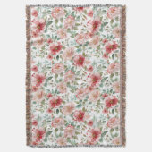 Couverture Anniversaire Fleurs Roses Rouges (devant Vertical)