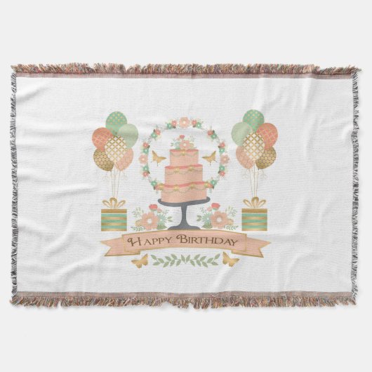 Couverture anniversaire rustique chic et moderne (Devant)