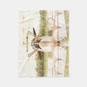 Couverture antique d'ouatine de biplan d'avion (Devant)