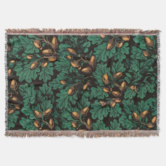 Couverture Antique Malachite Chêne Glands (Devant)