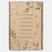 Couverture Apocalypse 21:5, Apricot Floral Christian (devant Vertical)