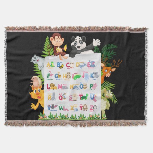 Couverture Apprendre Alphabet & Animaux Éducation (Devant)