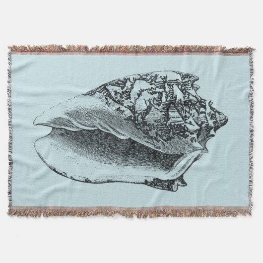 Couverture Aqua Conch Shell (Devant)