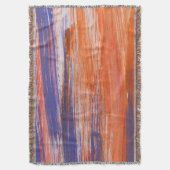 Couverture Aquarelle Abstraite : Bleu orange (devant Vertical)