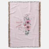 Couverture Aquarelle botanique chic rose pâle (devant Vertical)