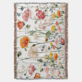Couverture Aquarelle botanique de fleurs sauvages  (devant Vertical)