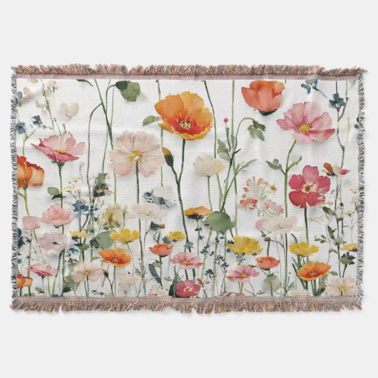 Couverture Aquarelle botanique de fleurs sauvages  (Devant)