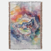 Couverture Aquarelle Chakra (devant Vertical)