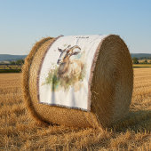 Couverture Aquarelle Chèvre de ferme, sur mesure