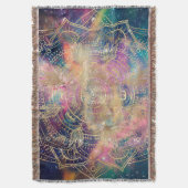 Couverture Aquarelle couleur Mandala or élégant Nebula (devant Vertical)