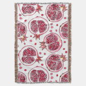 Couverture Aquarelle de grenade et motif d'encre (devant Vertical)