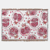 Couverture Aquarelle de grenade et motif d'encre (Devant)