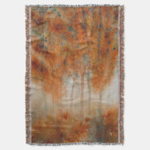 Aquarelle du matin d'automne