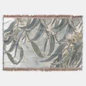 Couverture Aquarelle Eucalyptus Verdure Feuille (Devant)